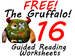 FREE The Gruffalo Workbook - 16 Thinking Hat Questions For More Creative Classroom Thinking