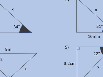 Trigonometry with Right-angled Triangles
