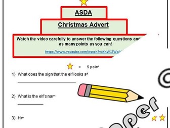Christmas Adverts Reading Comprehension KS2