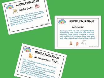 Brain Break Activity Cards