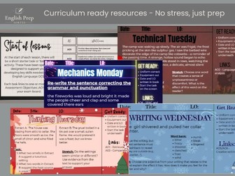 KS4 English Bell Ringers  7 Weeks of Scaffolded Starters (AO1–AO6)