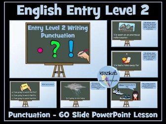 Entry Level 2 Functional Skills English - Punctuation