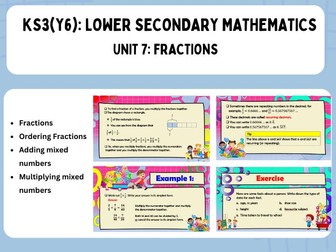 Unit 7: Fractions