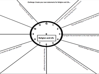 Religion and Life Revision Lesson AQA