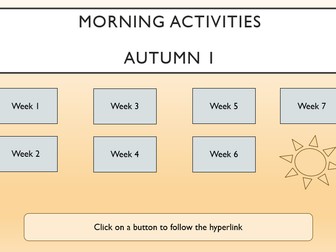 Year 6 Morning Activities - Autumn Term 1