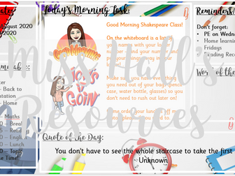 Morning Daily Slides