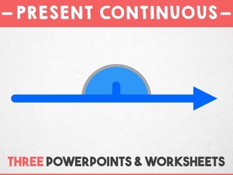 Grammar - Present continuous - 3 lessons