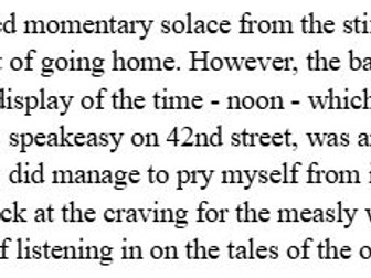 The Waiter Recast The Great Gatsby