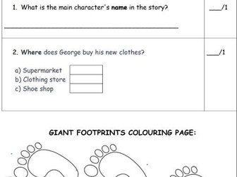 Reading Comprehension Worksheet - "The Smartest Giant in Town"