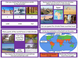 Identifying the world's climate zones - KS1/KS2 | Teaching Resources