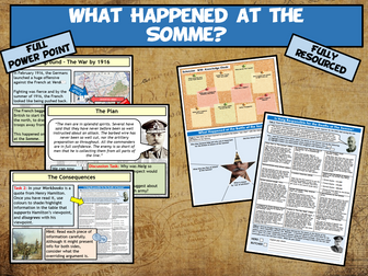 WW1 L11 - What Happened at the Somme?