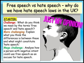 Extremism - Hate Speech