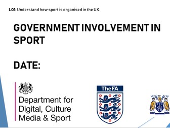 CTEC Sport Unit 3 Organisation and Development LO1