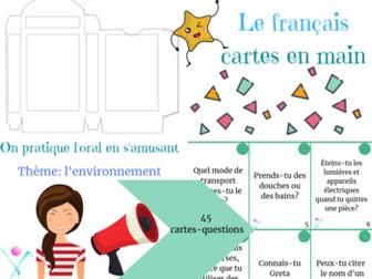 Speaking cards French the environment