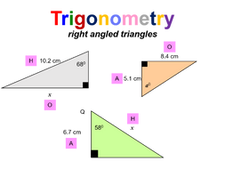 Trigonometry (Right-Angled Triangles) | Teaching Resources