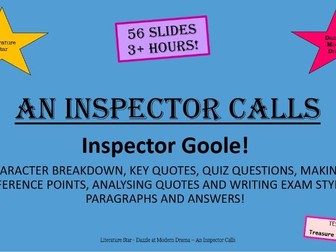 An Inspector Calls INSPECTOR GOOLE 56 slides