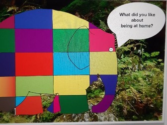 Elmer Postcards * PSED back to school *