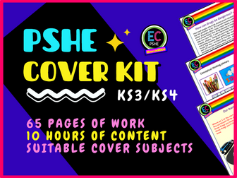 PSHE Cover Work KS3 / KS4