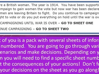 How women's work in WW1 helped them to get the vote