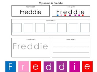 Name Writing Practice