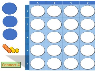 Connect 4 (Four in a Row) Game Template