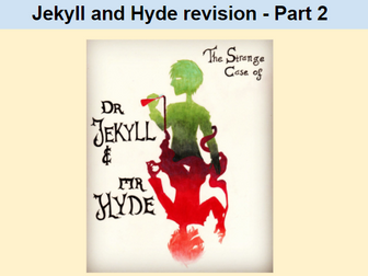 Jekyll and Hyde revision lessons