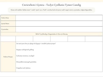 Welsh-Medium Version | Curriculum for Wales | Progression & Assessment |
