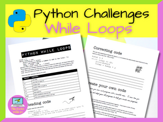 Python While Loop Programming Challenges