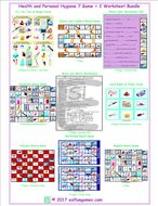 Health and Personal Hygiene 7 Game Plus 2 Worksheet Bundle