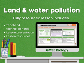 Land and water pollution