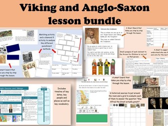 Anglo-Saxons and Vikings lesson bundle