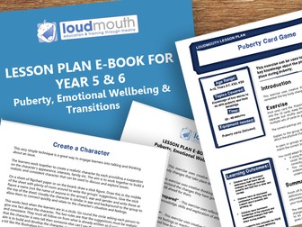 Puberty E Book  - 10 Lesson Plans on Puberty, Emotional Wellbeing and Transition to Secondary School
