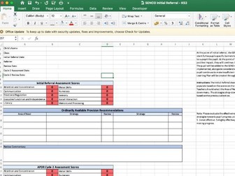 SEN Initial SENCO Referral Forms