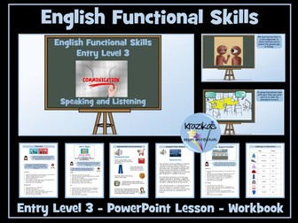 English Functional Skills - Entry Level 3 - Speaking and Listening