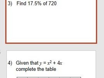 Numeracy Starters Powerpoints Set 1