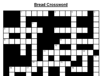 Crossword on Bread (+Answers)