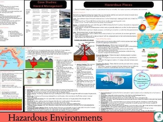 Edexcel IGCSE Knowledge Organiser Hazardous Environments