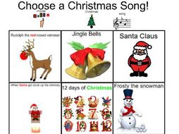 Christmas Songs:- Dance along to Xmas songs! | Teaching Resources