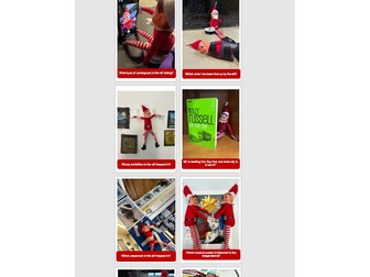 Elf on the Shelf - 24 photos and questions - Quiz
