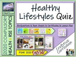 Healthy Lifestyles Quiz | Teaching Resources