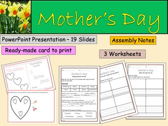 Mother's Day Mothering Sunday Assembly