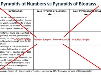 Pyramids of Number vs Pyramids of Biomass