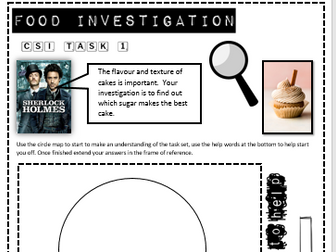 Year 8 Food Investigation Booklet