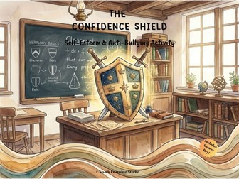 KS2 PSHE / SEMH: The Confidence Shield – Managing Anxiety & Self-Doubt (Editable PPTX & Worksheets)