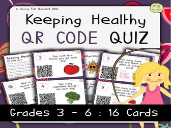 Keeping Healthy QR Code Quiz