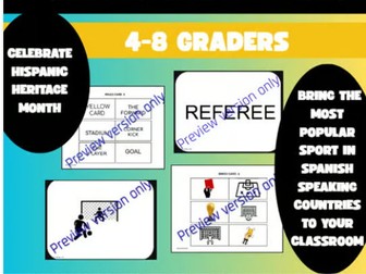 FREE SOCCER VOCABULARY BINGO ESL ELA ACTIVITIES