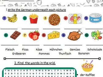 Healthy Eating in German: Food Vocabulary & Activities