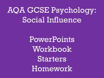 AQA GCSE Psychology: Social Influence Topic Bundle