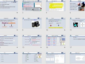 alkanes GCSE ppt and ws with answers