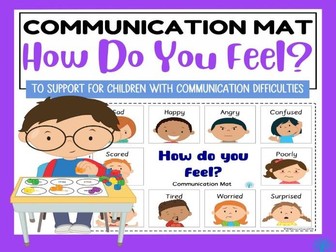 Feelings Communication Mat